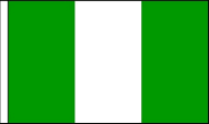 Nigeria Hand Waving Flags